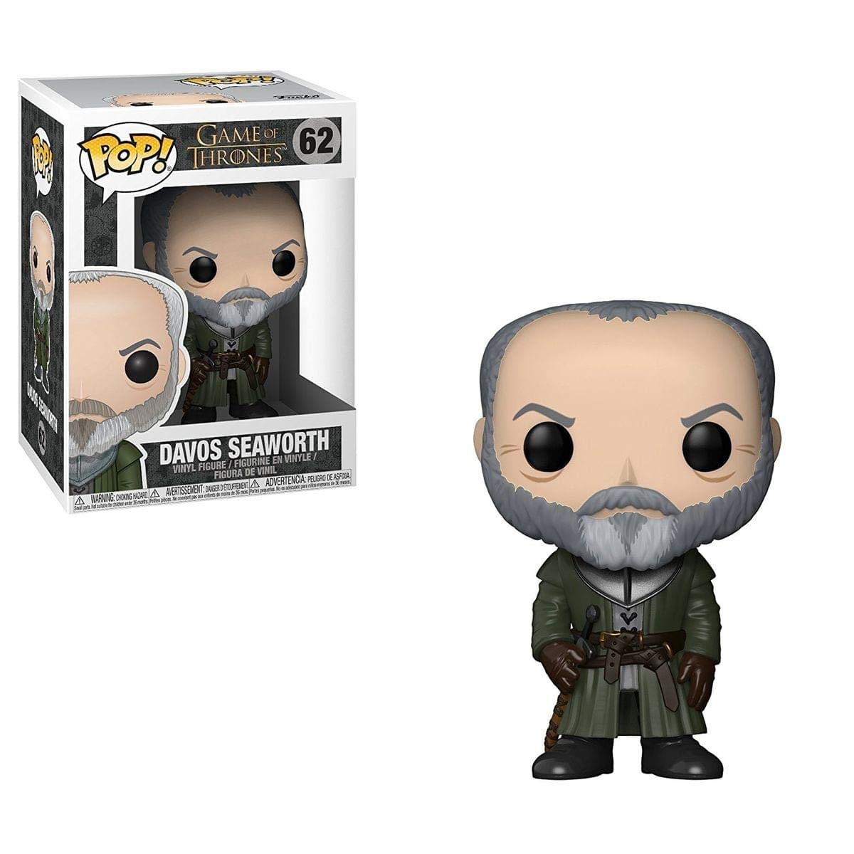 Funko Pop! TV: Game of Thrones Davos Seaworth Collectible Figura, Multicolor