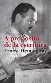 Libro: A propósito de la escritura