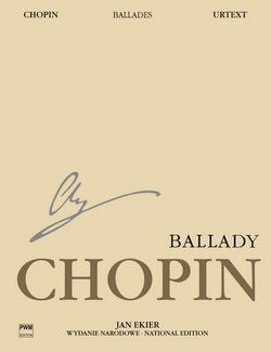 Libro: CHOPIN - Baladas para Piano (Urtext) (Ekier)
