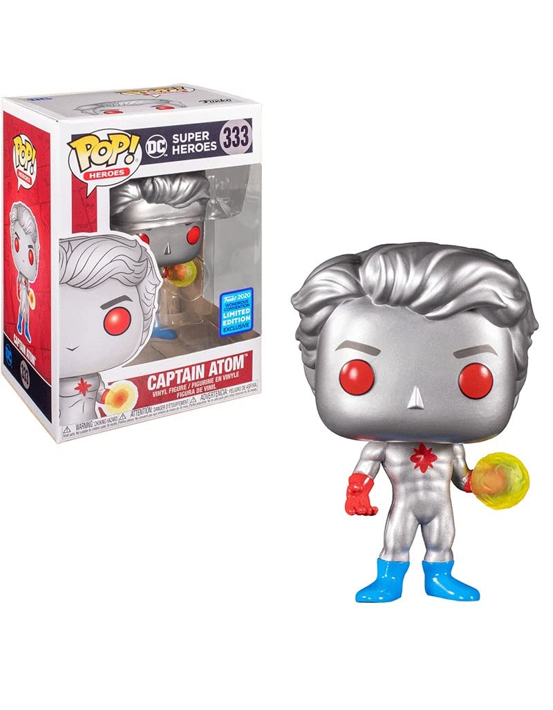 Funko Pop! Heroes: DC - Captain Atom Figura de Vinilo WonderCon 2020 Limited Edition Exclusivo Amazon