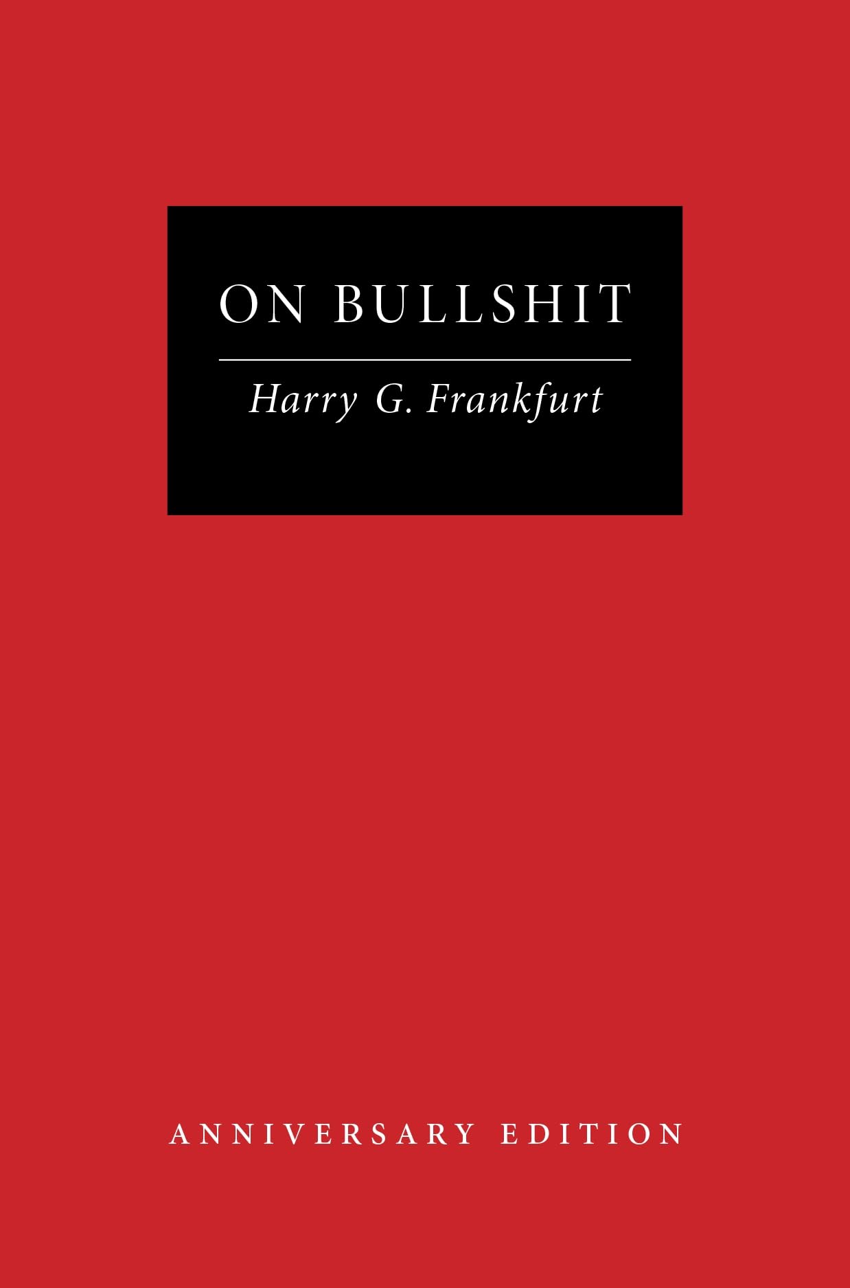 Libro: On Bullshit: Anniversary Edition