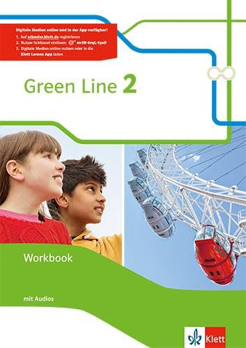 Libro: Green Line 2: Workbook + Audios Klasse 6