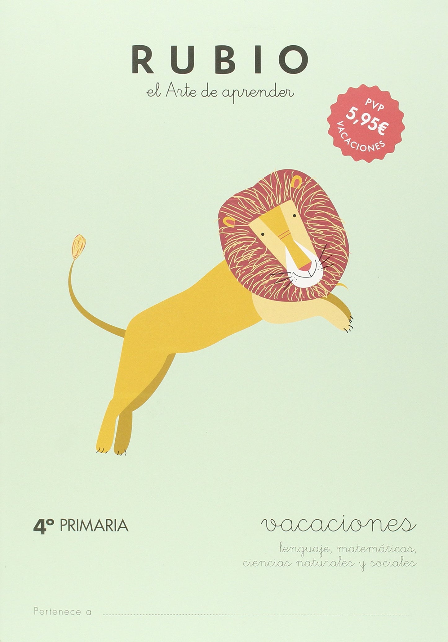 RUBIO VACACIONES - 4º PRIMARIA - 9788415971641