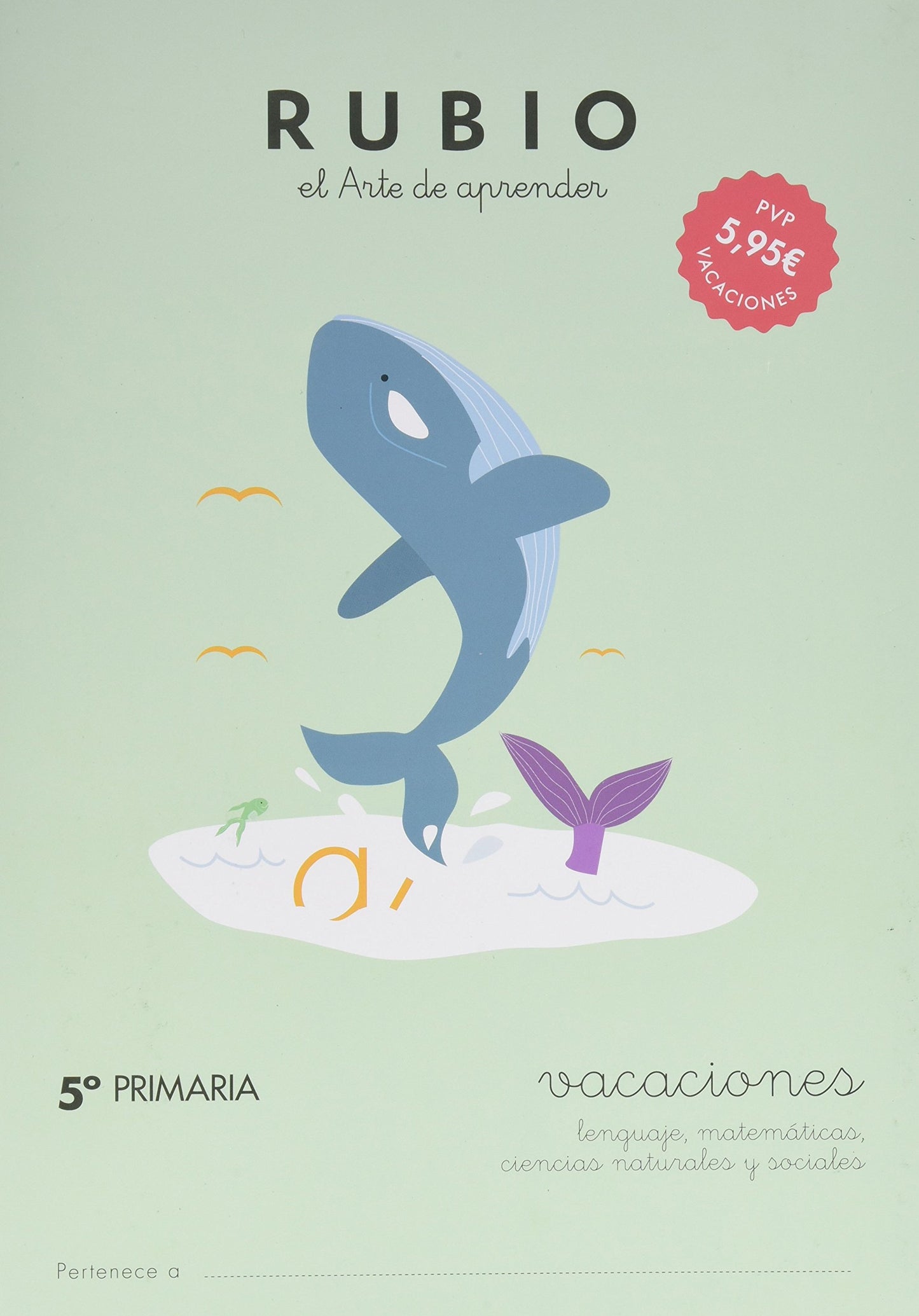 RUBIO VACACIONES -5º PRIMARIA - 9788415971658