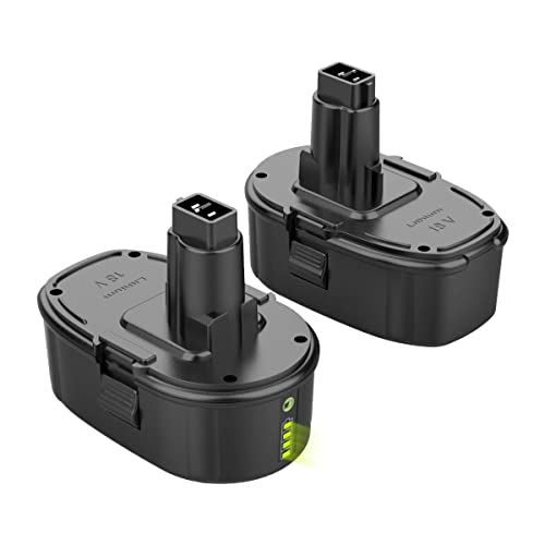 Batería-de-repuesto-Powilling-de-iones-de-litio-de-18-V-y-6,5-Ah-para-DEWALT-(paquete-de-2)-XRP-DC9096,-compatible-con-DC9098,-DC9099,-DW9095,-DW9096-y-DW9098.