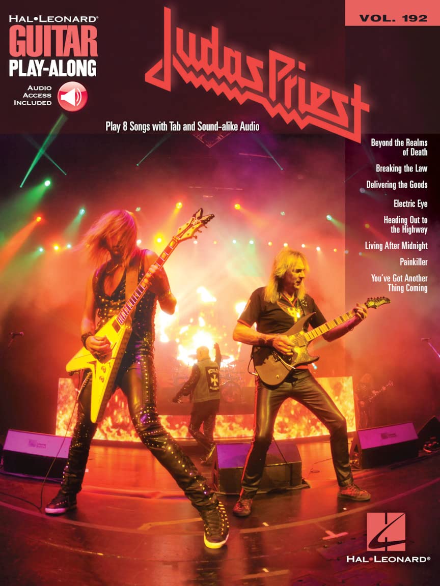 Libro: Judas priest guitare +enregistrements online: Guitar Play-Along Volume 192 (Hal-Leonard Guitar Play-Along, 192)