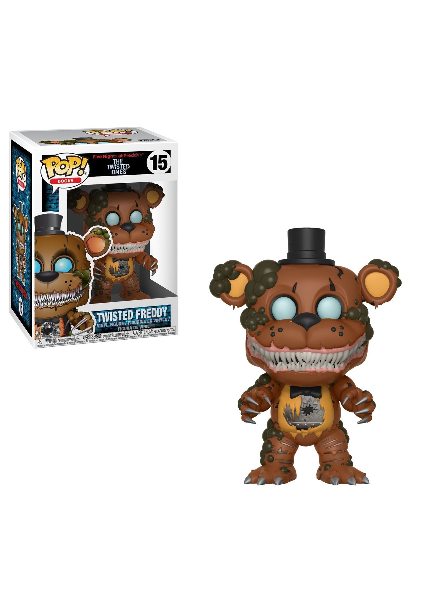 Funko Pop! Books: Five Nights at Freddy's-Twisted Freddy Collectible Figura, Multicolor