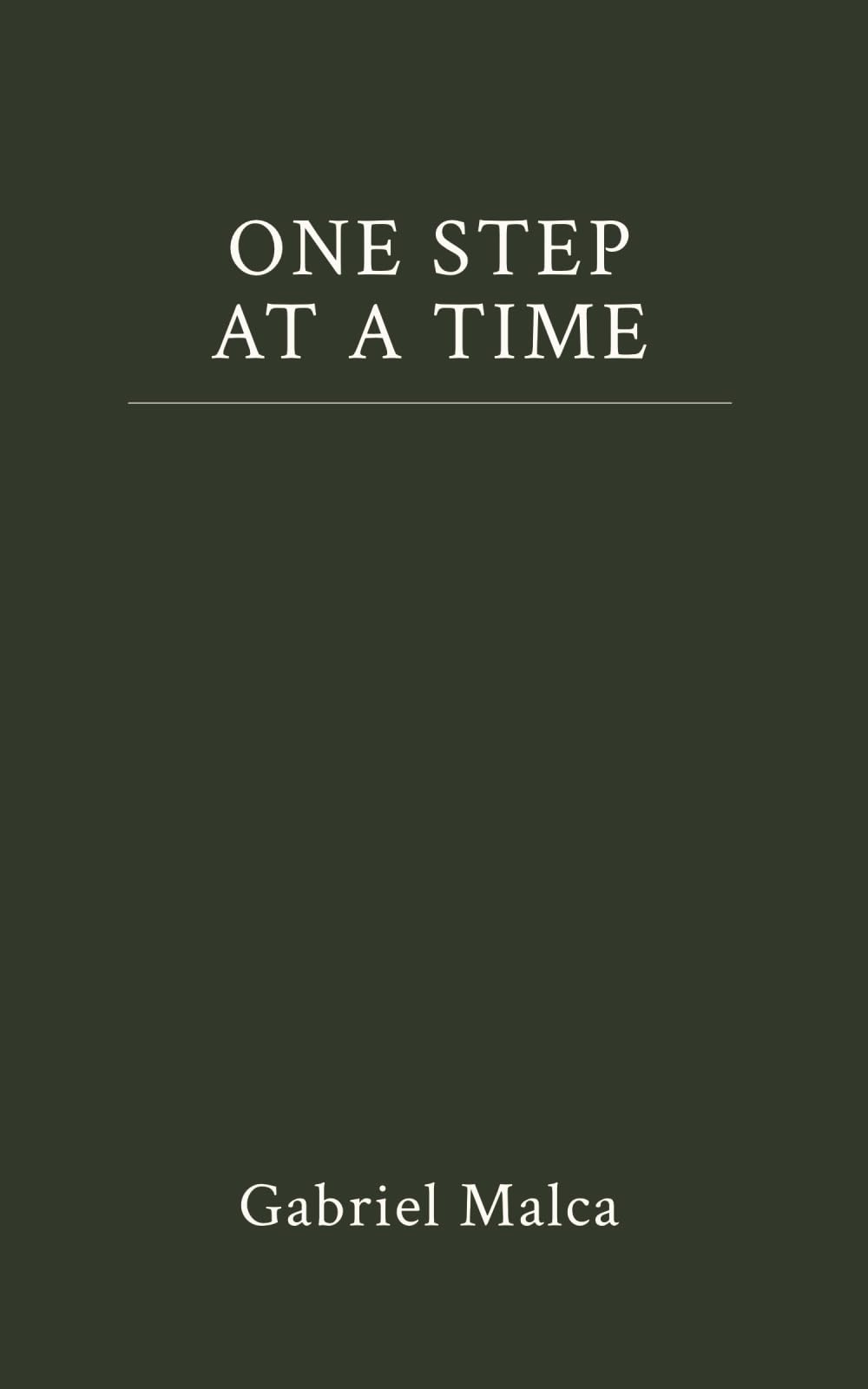 Libro: ONE STEP AT A TIME