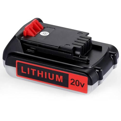 Batería-de-repuesto-UADCA-Outlet-para-Black-&-Decker,-batería-de-litio-de-20-V,-3000-mAh,-LBXR20,-LBXR2040,-LB20,-LBX20,-LB2X4020-OPE,-LBXR20B-2