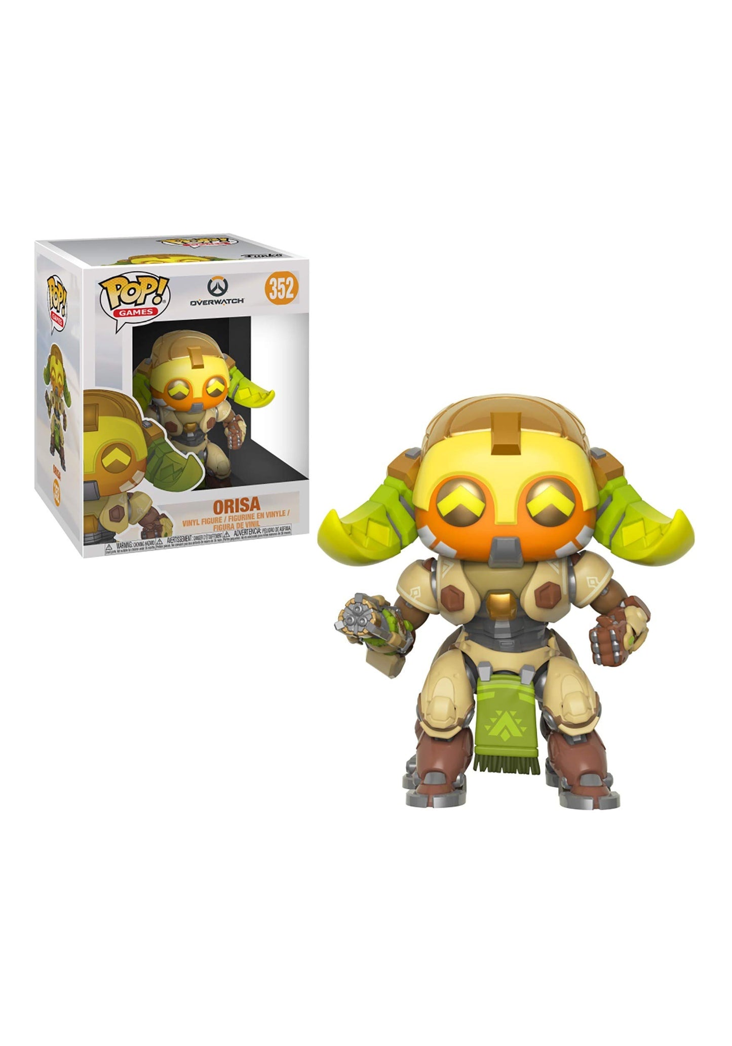 Funko Pop Games: Overwatch - 6" Orisa Collectible Figura, Multicolor