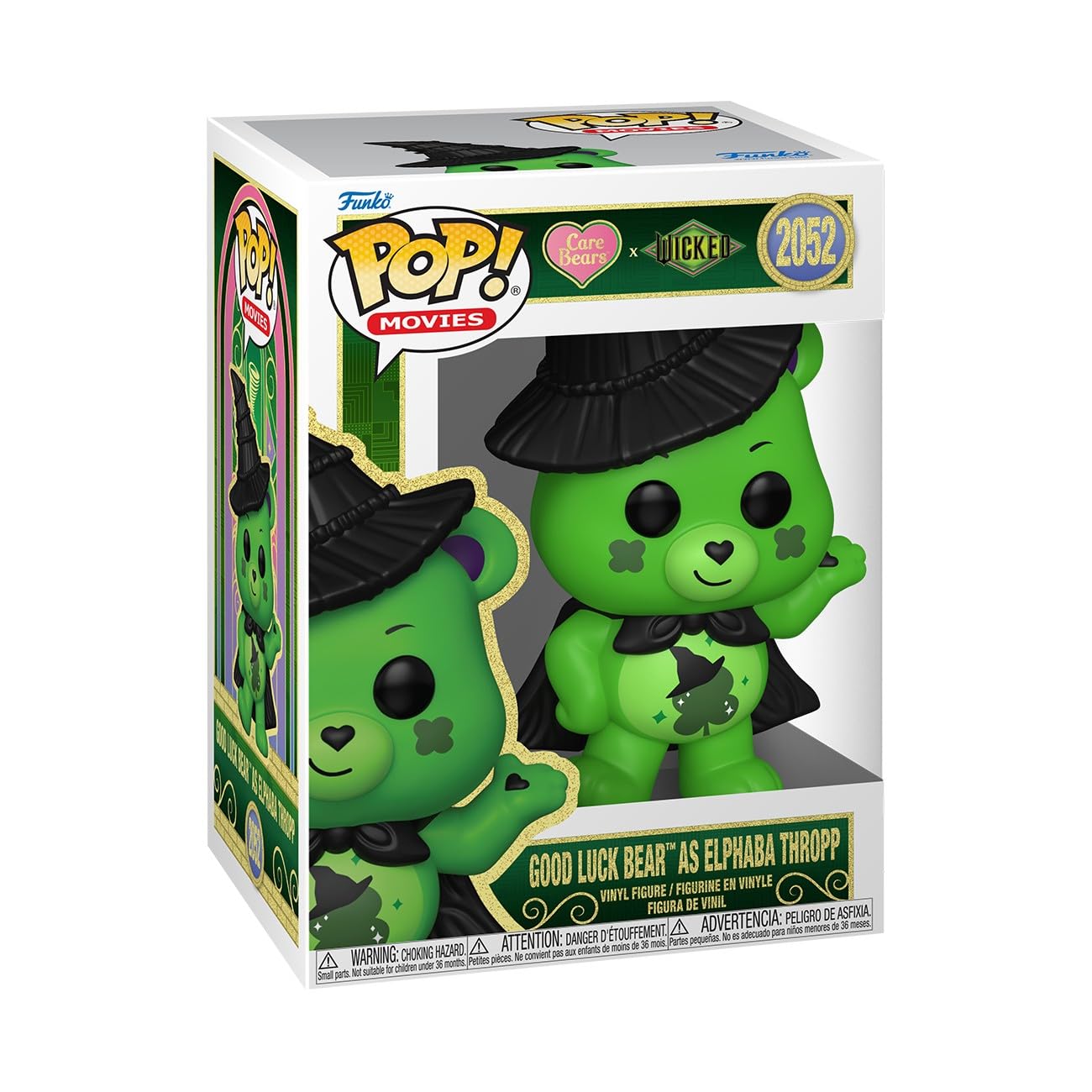 Funko Pop! Películas: Wicked - Care Bears: Good Luck Bear as Elphaba
