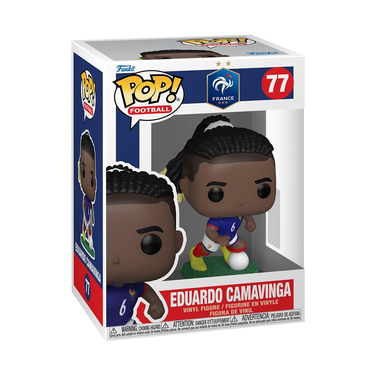 Funko Pop! Fútbol Americano: France - Eduardo Camavinga