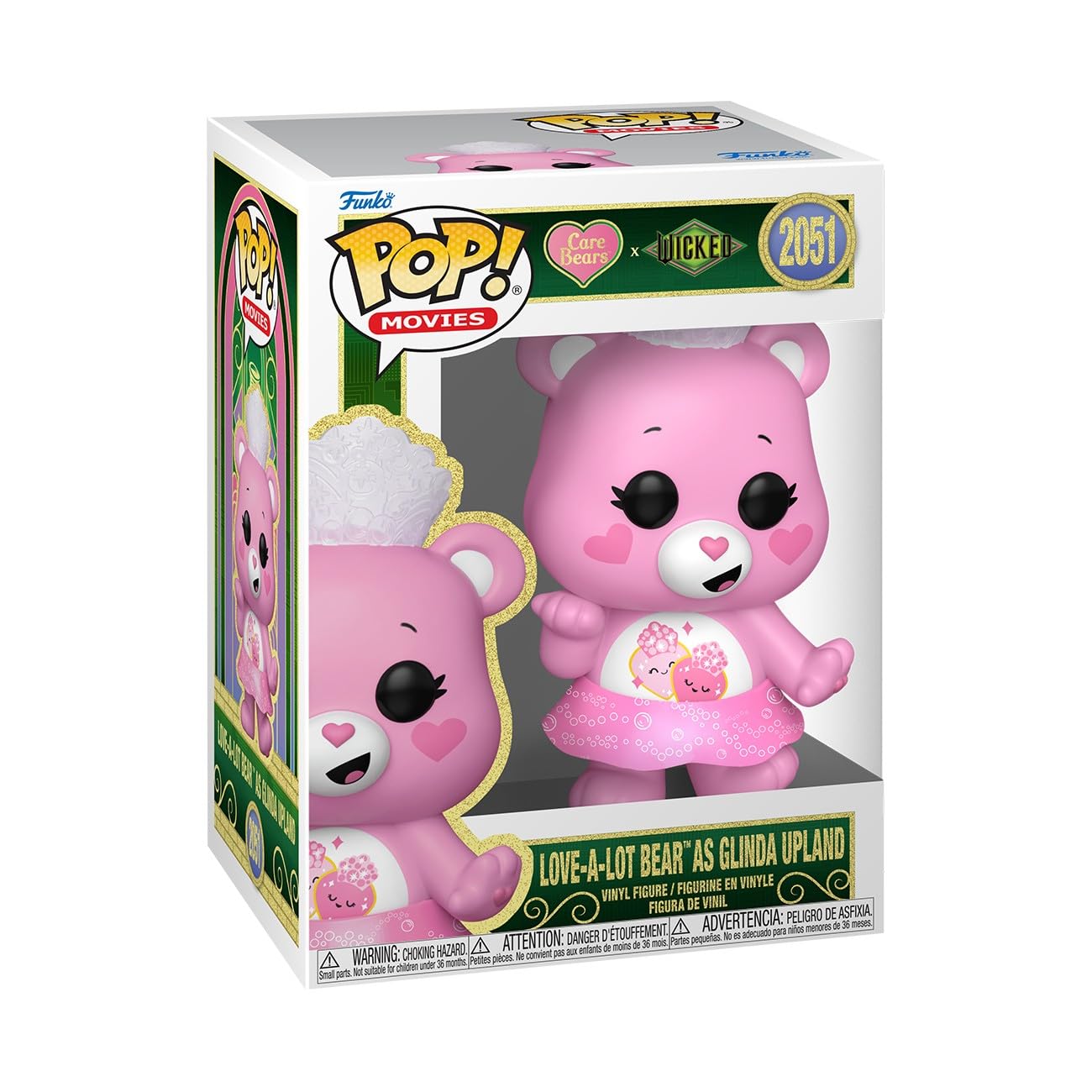Funko Pop! Películas: Wicked X Care Bear - Love-A-Lot Bear as Glinda Upland