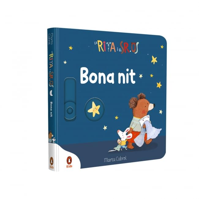La Rita i el Sr. Os - Bona nit! (Mans petitones): Llibre amb mecanismes per lliscar, girar i somiar (Libros de cartón con solapas)