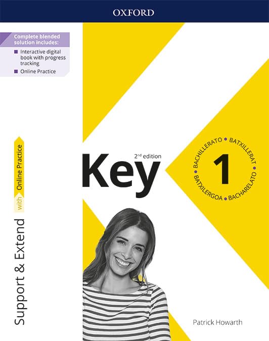Libro: Key to Bachillerato 1. Support &Extend pack. 2 Edition