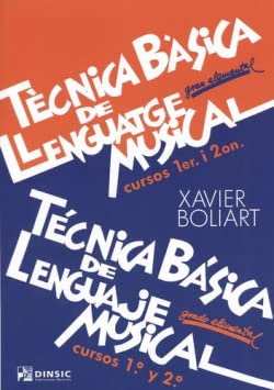Libro: Técnica básica de lenguaje musical 1-2: Grado elemental