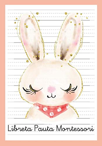 Libro: Libreta Pauta Montessori: Cuaderno Pauta Montessori 5mm - Cuaderno Caligrafía niños - A5 Conejo (Caligrafía Pauta Montessori) (Spanish Edition)