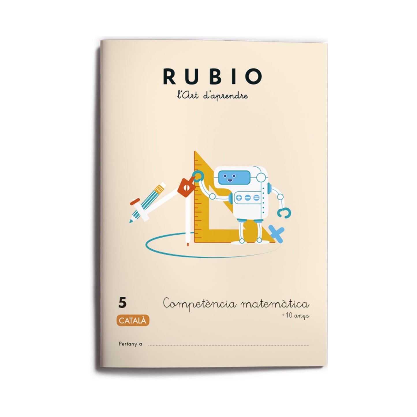 Libro: 5 Competència matemàtica RUBIO | Català | +10 anys | Suma i resta de fraccions, perímetre i àrea de polígons en contextos reals