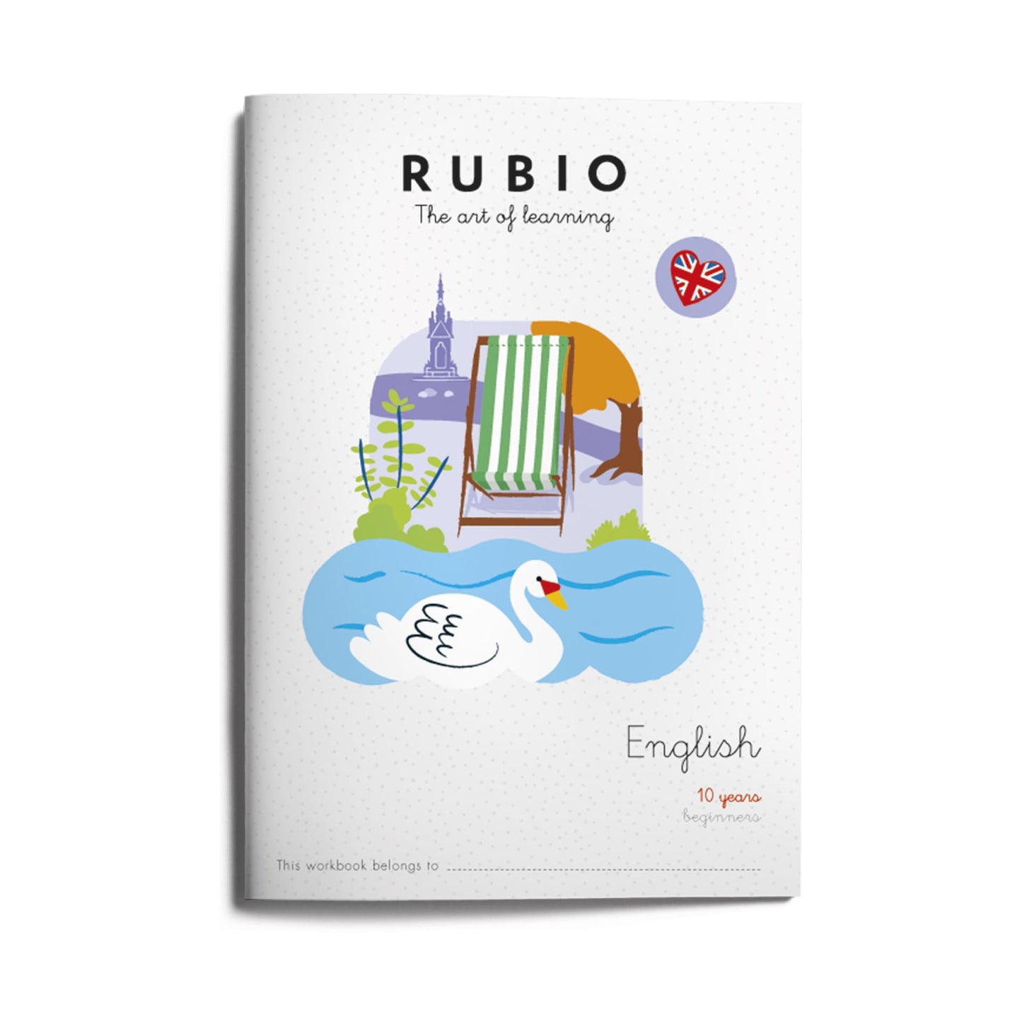 Rubio English 10 years advanced | Cuaderno para aprender y repasar inglés a partir de 10 años