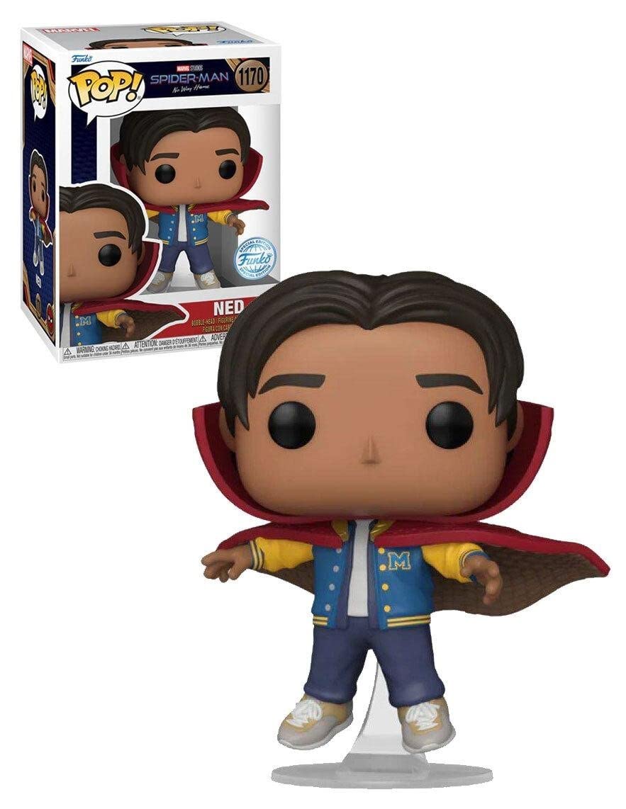 Funko Pop! Marvel - Spider-Man No Way Home: Ned with Cloak #1170 - Exclusivo Special Edition Figura de Vinilo