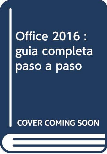 Libro: Office 2016: Guía completa paso a paso