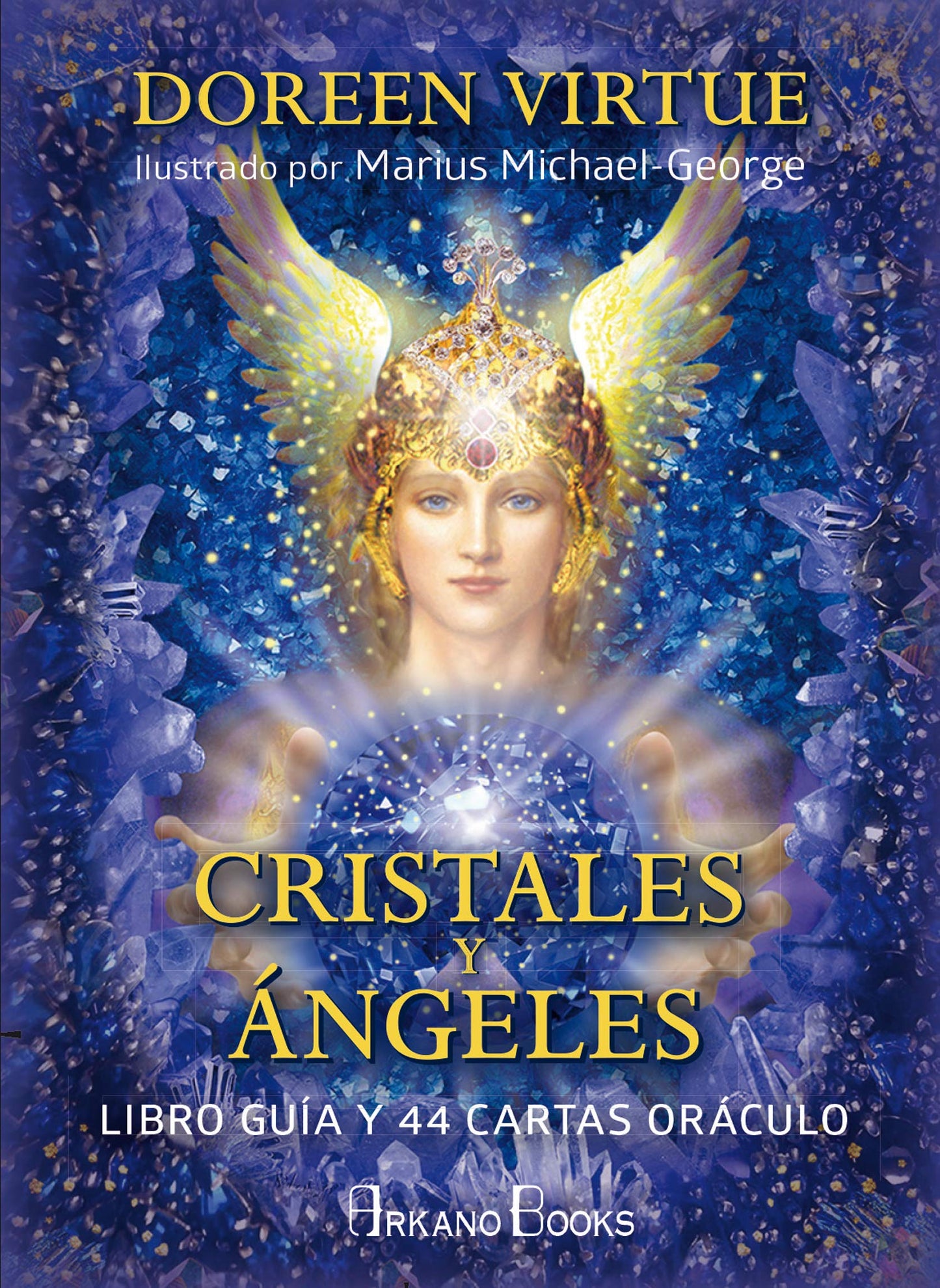 Libro: Cristales y Ángeles: Libro guía y 44 cartas oráculo (DOREEN VIRTUE)