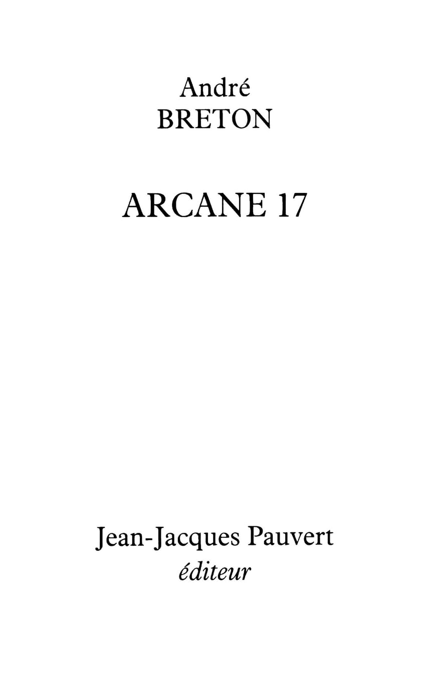 Libro: Arcane 17