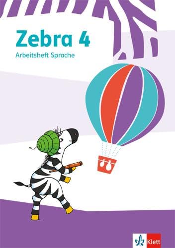 Libro: Zebra 4. Arbeitsheft Sprache: Arbeitsheft Sprache Klasse 4