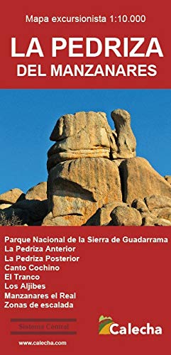 Libro: LA PEDRIZA DEL MANZANARES. MAPA EXCURSIONISTA (GUIAS VIAJE)