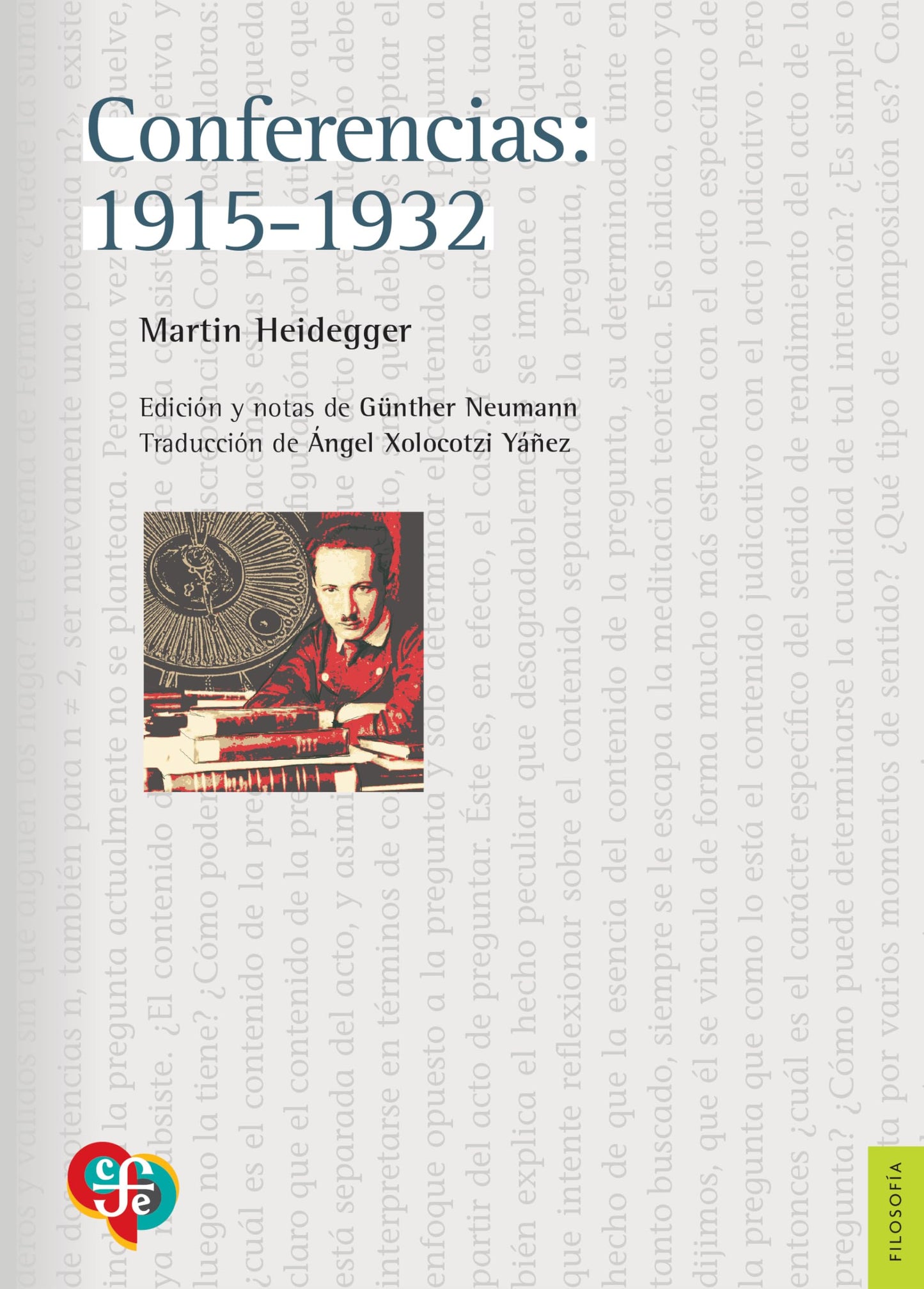 Libro: CONFERENCIAS: 1915-1932 (FILOSOFIA)
