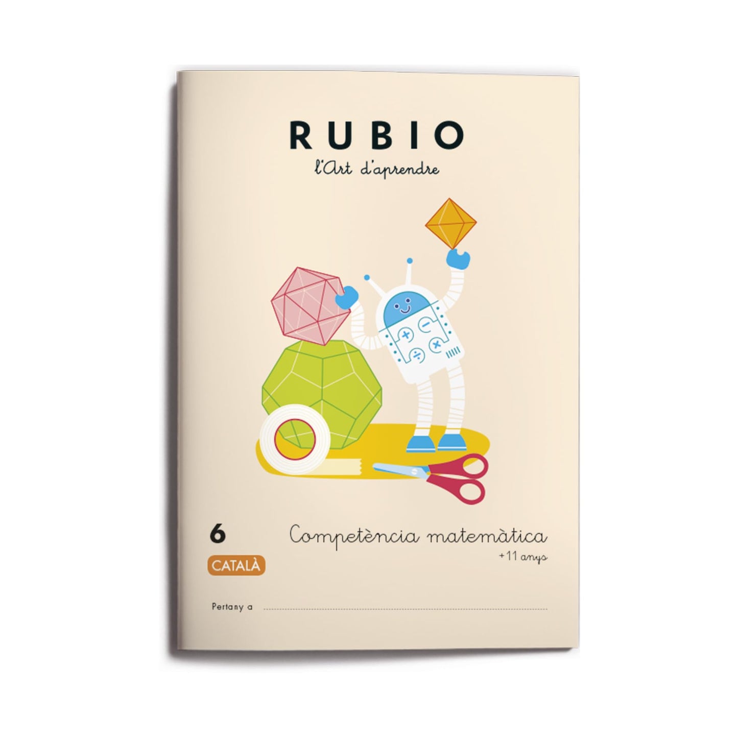 Libro: Competència matemàtica RUBIO 6 (català)