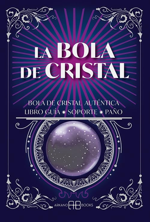 Libro: La bola de cristal: Bola de cristal auténtica, Libro guía,soporte y paño. (ARKANO BOOK)