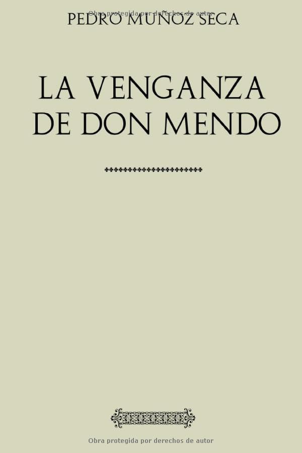 Libro: Muñoz Seca. La venganza de don Mendo