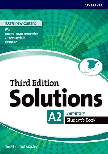 Libro: Solutions 3rd Edition Elementary. Student's Book
