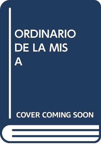 Libro: Ordinario de La Misa (nueva ed.) (SUBSIDIOS)