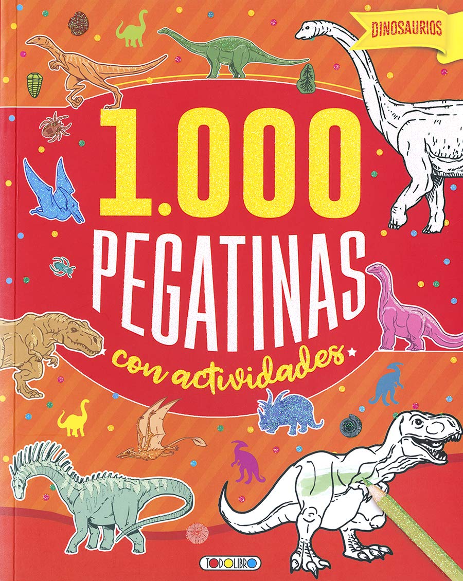 Libro: Dinosaurios 1.000 pegatinas con actividades
