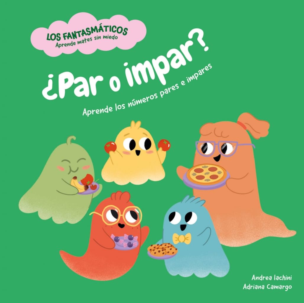 Libro: ¿Par o impar?: Aprende los números pares e impares: Los fantasmáticos | Shackleton Kids | Libro infantil para aprender matemáticas sin miedo (Los Fanastmáticos)