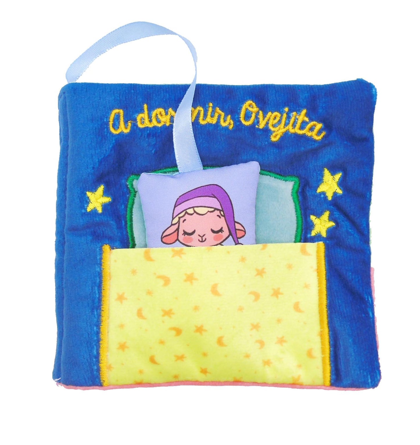 Libro: Cuentos para bebés - A dormir, Ovejita: Libro de tela suave para bebés entre 0 y 36 meses. Interactivo y con una oveja de juguete.: 4