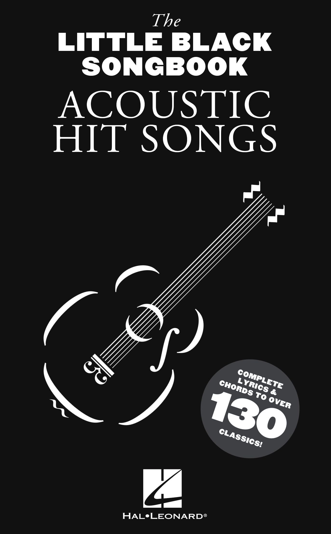 Libro: THE LITTLE BLACK SONGBOOK : ACOUSTIC HITS - PAROLES ET ACCORDS - 130 CLASSIQUES