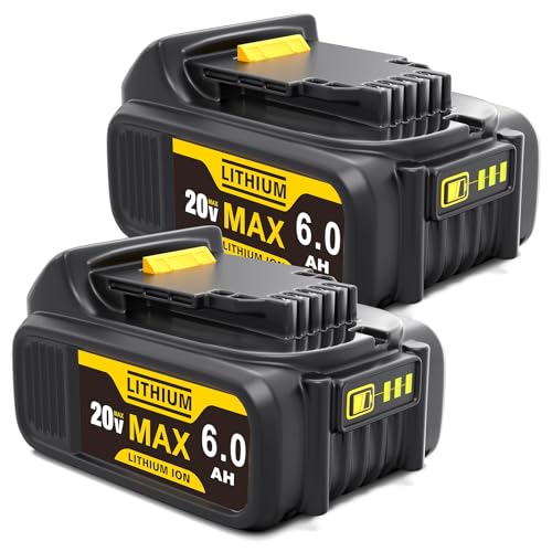 Batería-de-repuesto-YPLFanHand-de-20-V-para-Dewalt:-2-paquetes-de-baterías-de-iones-de-litio-de-6-Ah-compatibles-con-herramientas-eléctricas-inalámbricas-de-la-serie-DCB200,-DCD,-DCF-y-DCG.