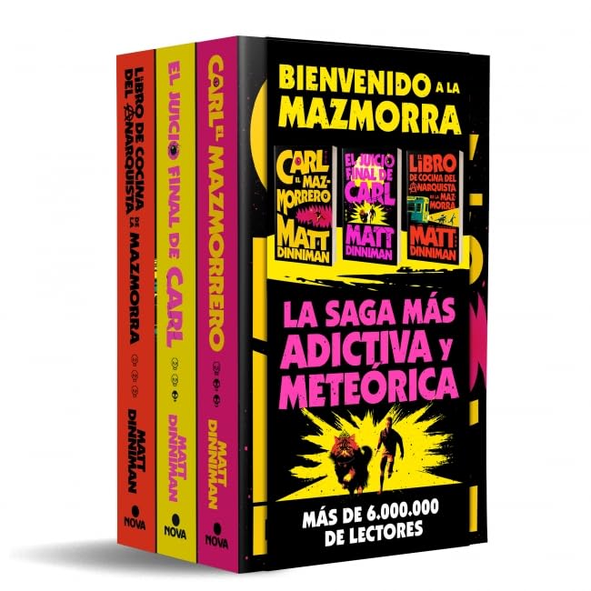 Pack Bienvenido a la mazmorra (Carl el Mazmorrero | El juicio final de Carl | El libro de cocina del anarquista) (Carl el Mazmorrero) (Nova)