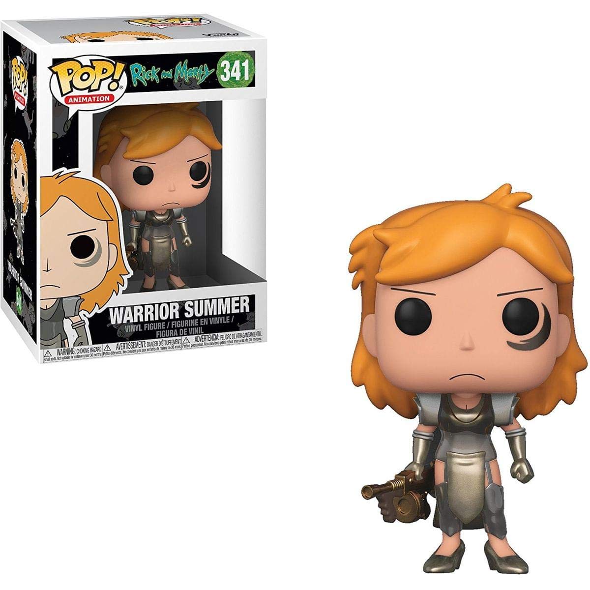 Funko Pop! Animación: Rick & Morty - Warrior Summer Collectible Figura