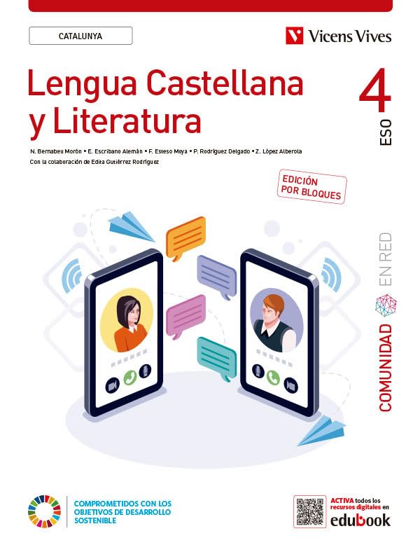Libro: Lengua Castellana y Literatura 4. (Comunidad en Red). Edición por bloques. Cataluña.