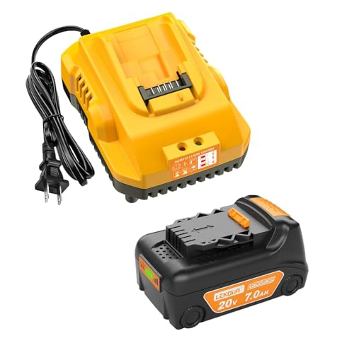 Batería-de-repuesto-Lenoya-mejorada-de-7.0-Ah-para-Dewalt-(20-V,-1-paquete)-y-cargador-DCB112,-compatible-con-DCB102,-DCB104,-DCB118,-DCB115,-DCB206-y-DCB204.