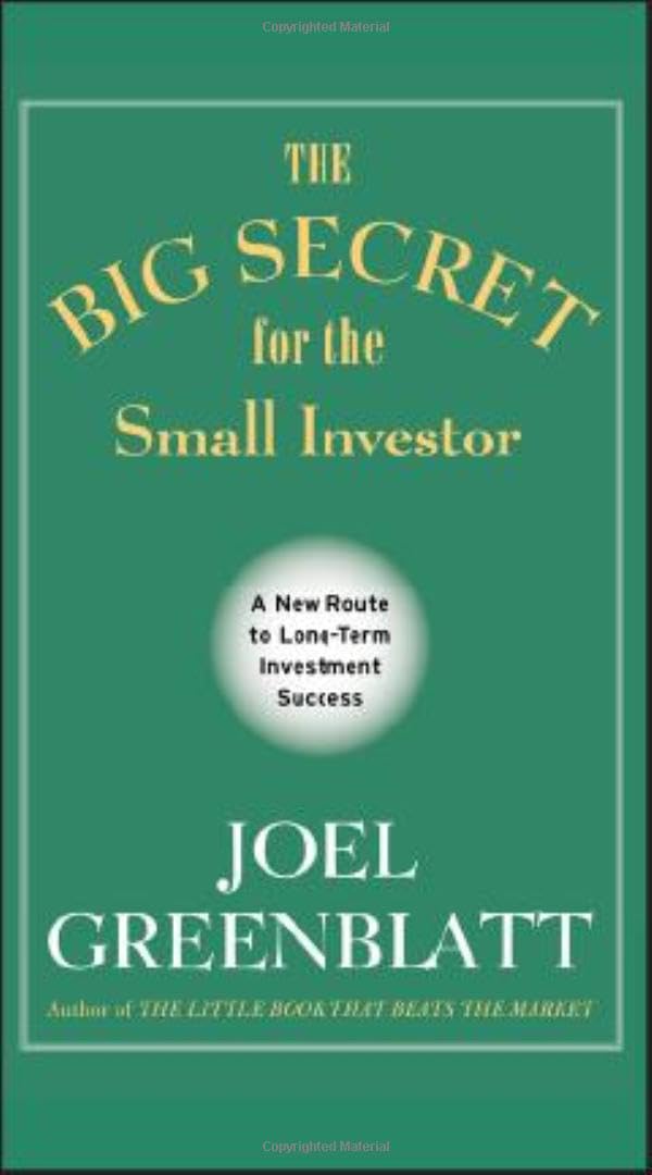 Libro: The Big Secret for the Small Investor: A New Route to Long-Term Investment Success