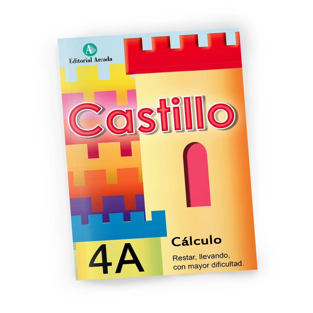 Libro: Castillo cálculo nº4A - Restar llevando (C.MATEMATICAS PRIMARIA)