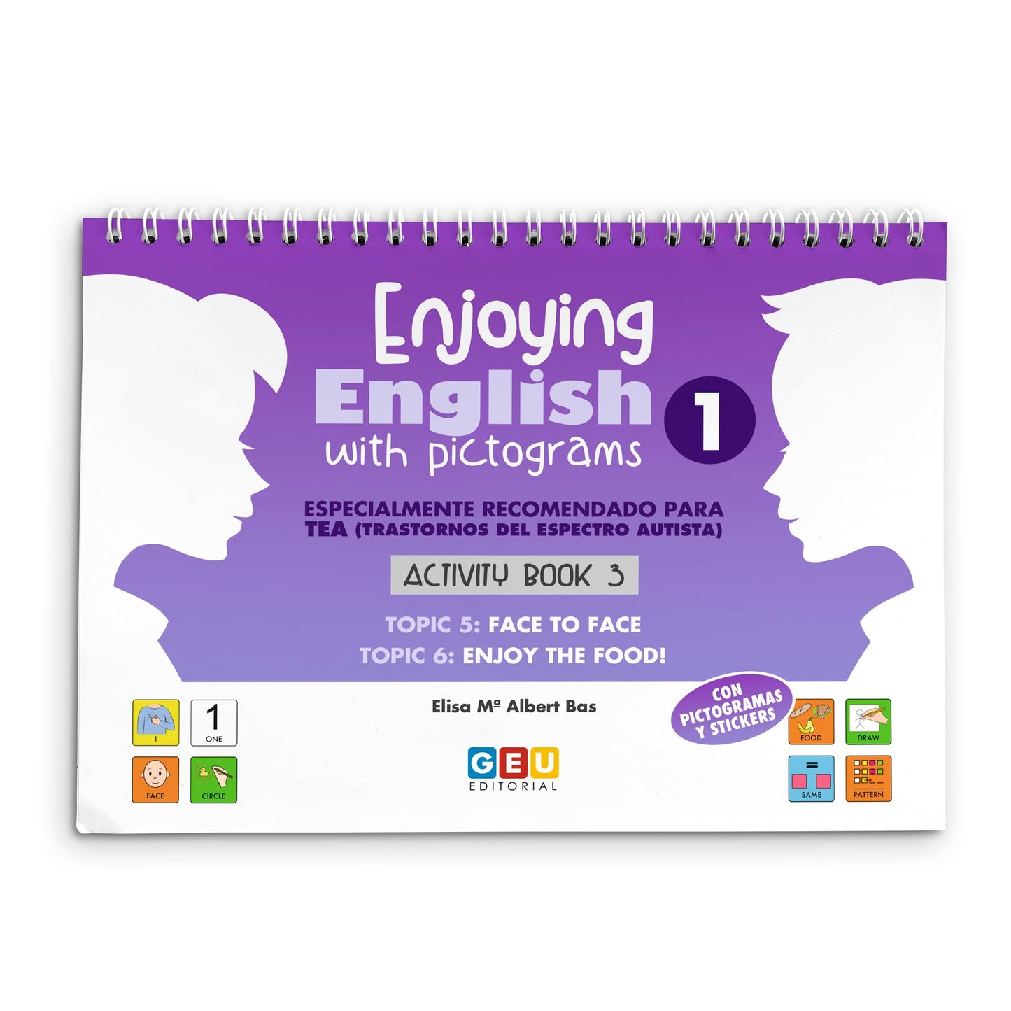 Libro: Enjoying English with pictograms 1. Activity book 3