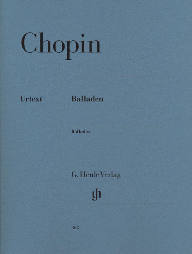 Libro: Frederic chopin : ballades - piano: Instrumentation: Piano solo