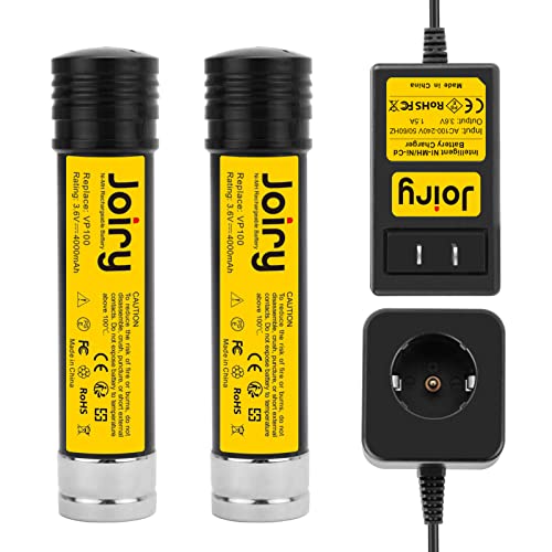 Paquete-de-2-baterías-y-cargadores-de-repuesto-para-Black-&-Decker,-3,6-V,-4000-mAh,-Ni-MH-(mayor-seguridad-y-mayor-autonomía),-compatibles-con-Black-&-Decker-Versapak-VP100C,-VP105C,-VP110C,-VP130,-VP143-y-VP142.