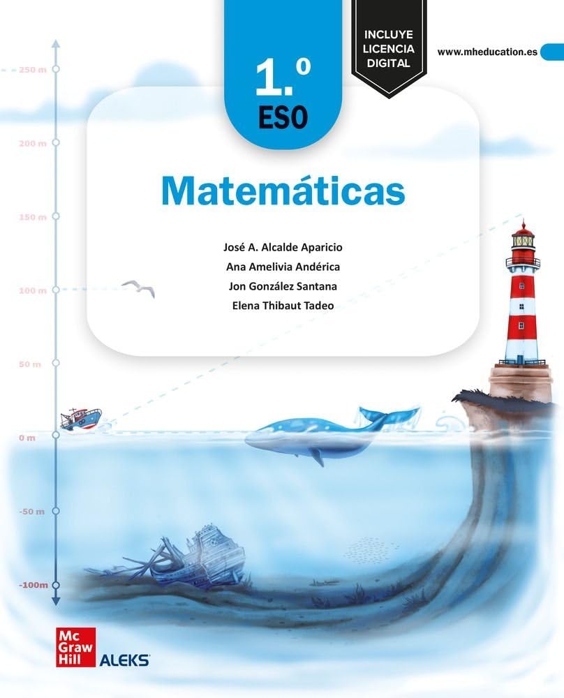 Libro: Matemáticas 1.º ESO - 9788448626433